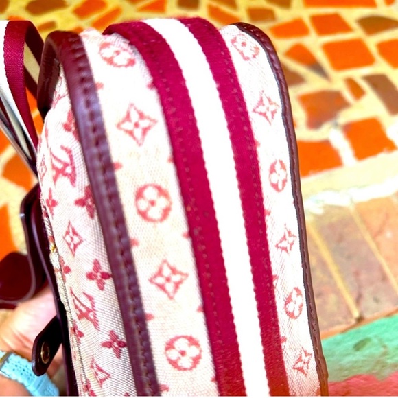 LOUIS VUITTON Monogram Mini Besace Mary Kate Bag Red M92321 LV - Picture 13 of 17